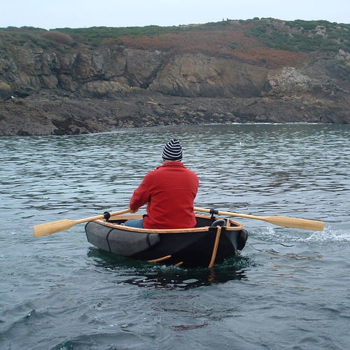 Außenborder-Beiboot - CORACLE 190 - Nautiraid - faltbar / Open / für Angelsport