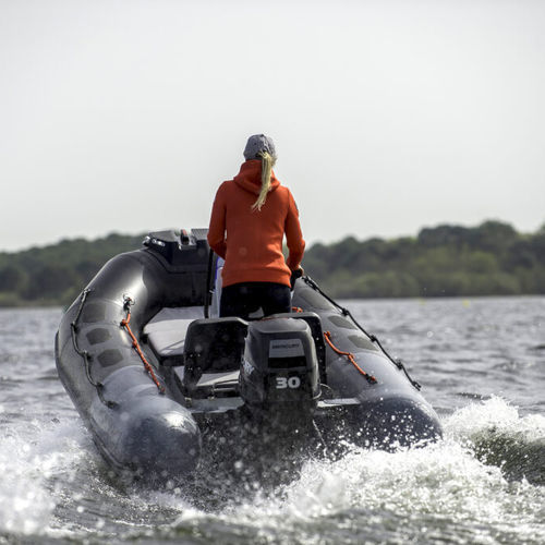 Außenborder-Schlauchboot - 3.4 - ZODIAC - halbstarr / mit Mittelkonsole / mit Seitenkonsole