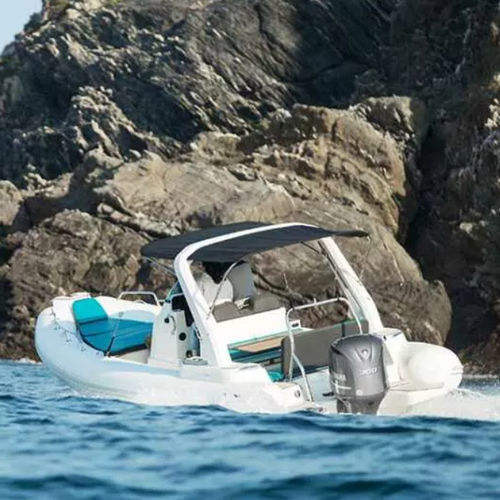 Außenborder-Schlauchboot - MEDLINE 7.5 - ZODIAC - halbstarr / mit Mittelkonsole / Open