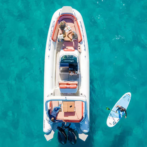 Außenborder-Schlauchboot - MEDLINE 9 - ZODIAC - zweimotorig / halbstarr / Open