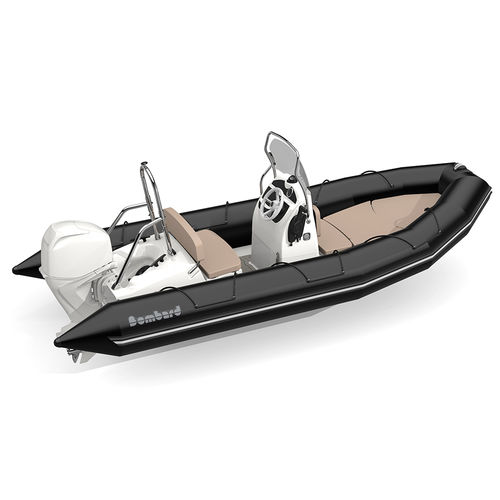 Außenborder-Schlauchboot - Sunrider 500 - Bombard - halbstarr / Open / mit Seitenkonsole