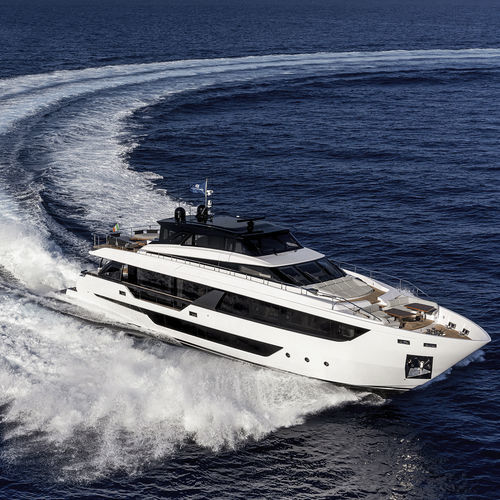 Motoryacht für Kreuzfahrten - 1000 S - Ferretti Yachts - Flybridge / V-Drive / 4 Kabinen