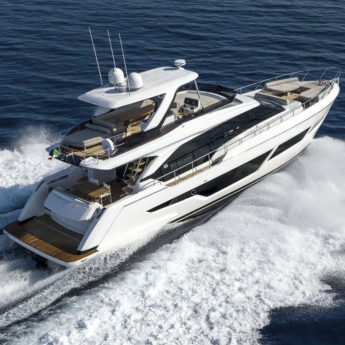 Megayacht für Kreuzfahrten - 670 - Ferretti Yachts - Flybridge / 3 Kabinen