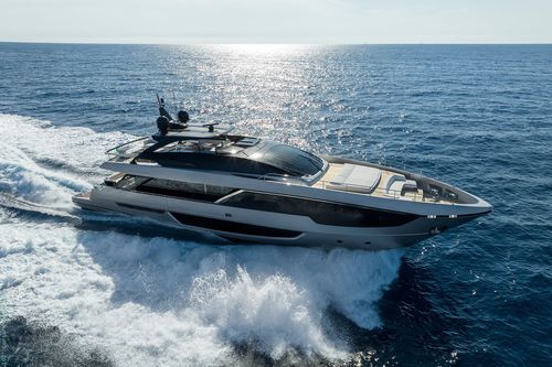 Motoryacht für Kreuzfahrten - 102' CORSARO SUPER - Riva - Flybridge / 5 Kabinen / GFK