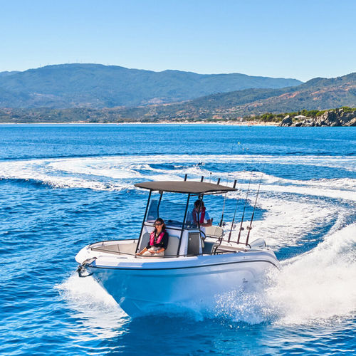 Konsolenboot mit Mittelkonsole - Interceptor 222 - Ranieri International - für Angelsport / max. 8 Personen / Sonnendeck
