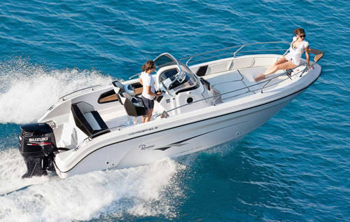 Außenborder-Konsolenboot - VOYAGER 21 S - Ranieri International - mit Mittelkonsole / Wasserski / max. 7 Personen