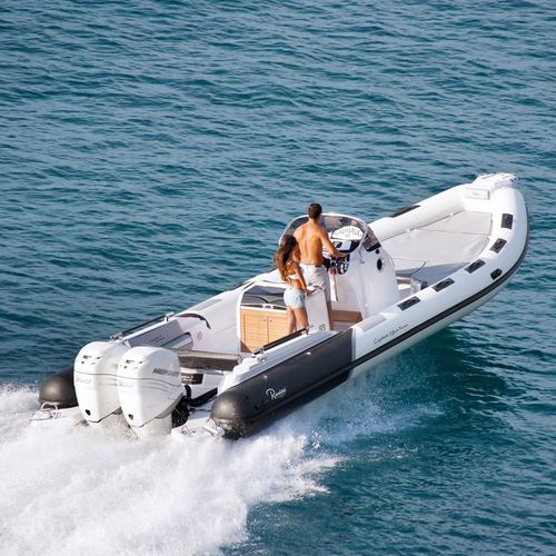 Außenborder-Schlauchboot - CAYMAN 31  - Ranieri International - zweimotorig / halbstarr / mit Mittelkonsole