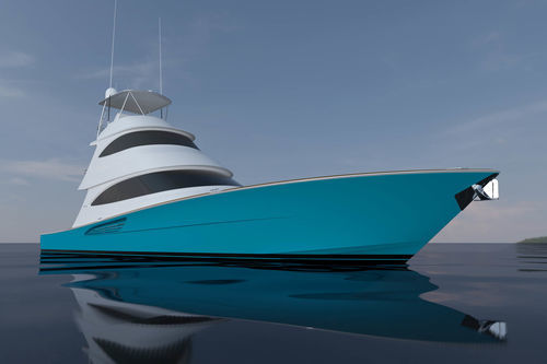 Sportfischer-Motoryacht - 70 SB - Viking Yachts - für Kreuzfahrten / verstellbar / Open
