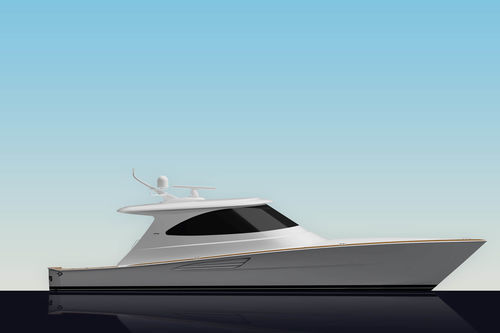 Sportfischer-Motoryacht - 64 SC - Viking Yachts - verstellbar / Hardtop / Innenborder