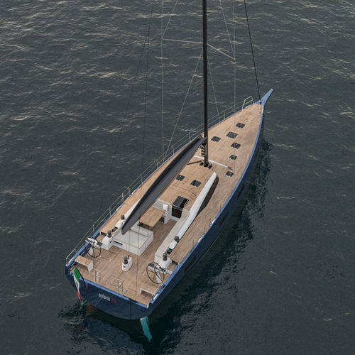 Segelyacht für Kreuzfahrten - 74 RS - Solaris Yachts srl - 2 Kabinen / mit offenem Heck / Bugspriet