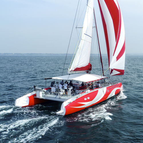 Katamaran-Segelyacht - 53' - Ocean Voyager - mit offenem Heck / mit Decksalon