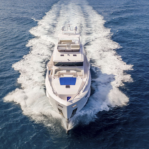 Superyacht für Kreuzfahrten - FD100 Tri-deck - Horizon - Flybridge / mit Steuerhaus / 7 Kabinen