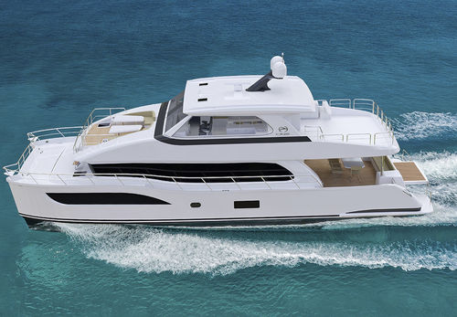 Motoryacht für Kreuzfahrten - PC68 - Horizon - Flybridge / 4 Kabinen