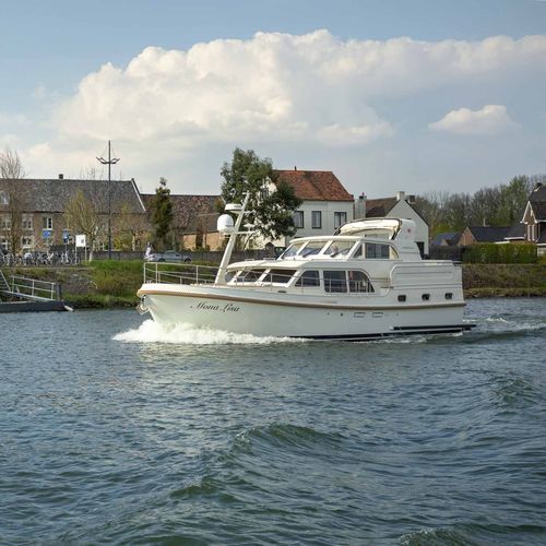 Express-Cruiser / Innenborder - Grand Sturdy 450 AC Variotop - Linssen Yachts B.V. - Flybridge / Kanal / Stahl