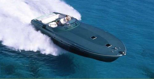 Schnelle Motoryacht - 60' FURIA - Magnum Marine - Softtop / 2 Kabinen / Gleiter