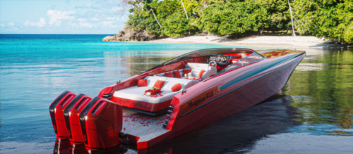 Express-Cruiser / Außenborder - 47.5 - Magnum Marine - dreimotorig / Open / mit Doppelkonsole