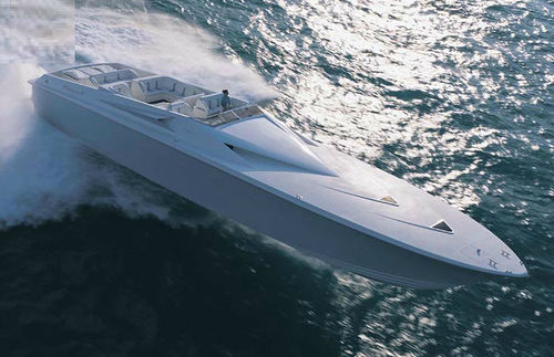 Sport-Motoryacht - 80' - Magnum Marine - Hochleistung / Open / 4 Kabinen