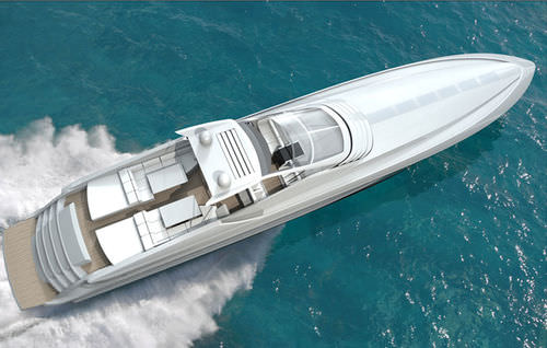 Schnelle Motoryacht - 100' - Magnum Marine - Open / Softtop / 5 Kabinen