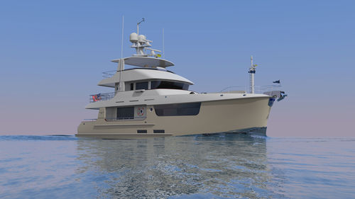 Motoryacht für Kreuzfahrten - N71 - Nordhavn - Flybridge