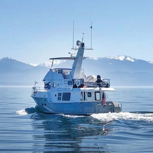 Express-Cruiser / Innenborder - 475 - Nordhavn - zweimotorig / Flybridge / mit Kabine