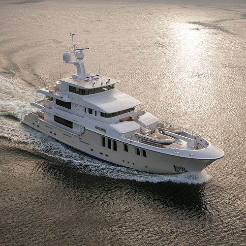 Superyacht für Kreuzfahrten - 120 - Nordhavn - Trawler / mit geschlossener Flybridge / Verdränger