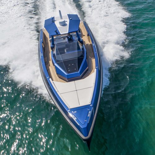 Außenborder-Yachttender - 48X - Wally - viermotorig / mit Mittelkonsole / Open