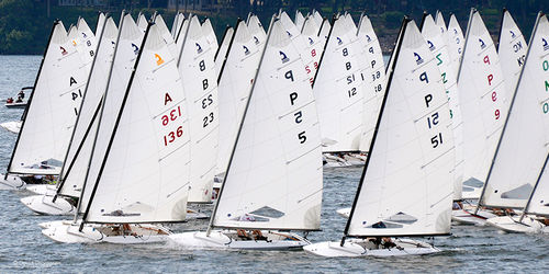 Regatta-Kielboot-Segelboot - C SCOW. - Melges - One-Design / Catboat / transportierbar