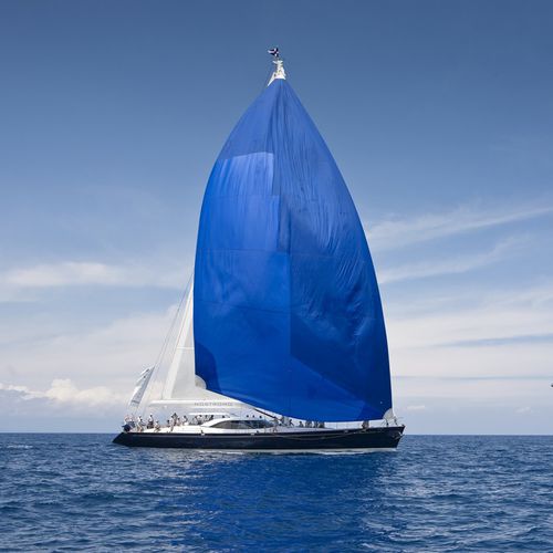 Segelyacht für Kreuzfahrten - NOSTROMO - Pendennis - 4 Kabinen / mit offenem Heck / Aluminium