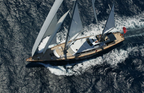 Segel-Superyacht / für Kreuzfahrten - PAZ - Perini Navi - Hochseefahrten / Flybridge / Stahl