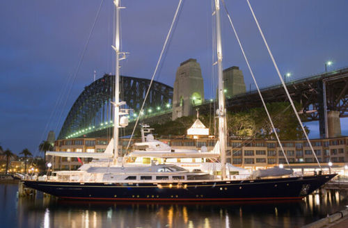 Segel-Superyacht / für Kreuzfahrten - ANDROMEDA LA DEA - Perini Navi - Hochseefahrten / 6 Kabinen / 12 Kojen