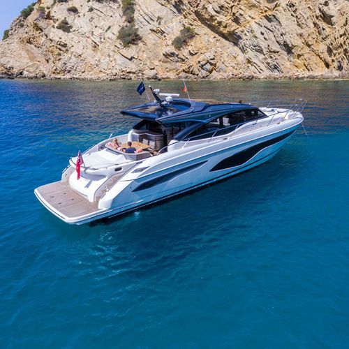 Motoryacht für Kreuzfahrten - V65 - Princess - Hardtop / mit Decksalon / 4 Kabinen