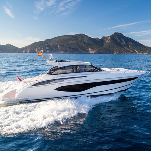 Motoryacht für Kreuzfahrten - V50 - Princess - Hardtop / mit Decksalon / 2 Kabinen