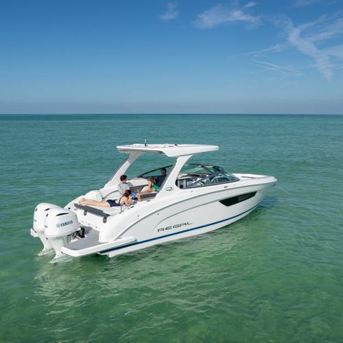 Außenborder-Runabout - 33 OBX - Regal - zweimotorig / mit Doppelkonsole / Bowrider