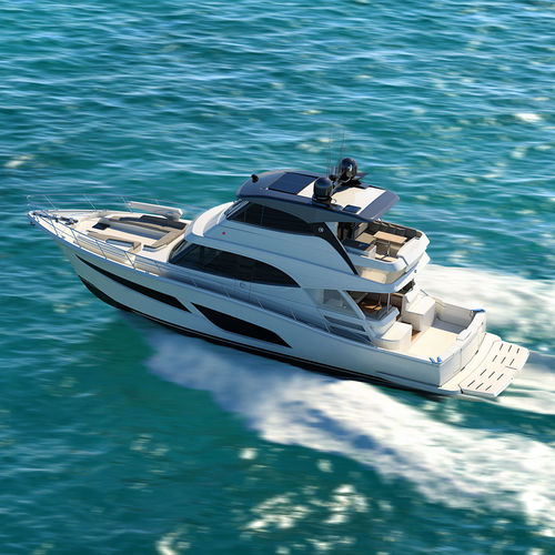 Motoryacht für Kreuzfahrten - 64 - Riviera - Offshore / für Angelsport / Flybridge