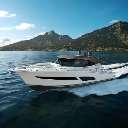 Motoryacht für Kreuzfahrten - 585 SUV - Riviera - Sport / mit Steuerhaus / 3 Kabinen