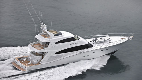 Sportfischer-Superyacht - AL DUHAIL - Warwick Yacht Design - Flybridge / Verdränger Rumpf / Verbundwerkstoff