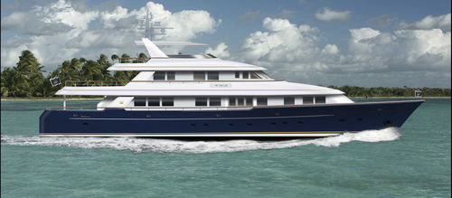 Superyacht für Kreuzfahrten - W 140 - Warwick Yacht Design - Raised Pilothouse / 4 Kabinen / Verdränger Rumpf