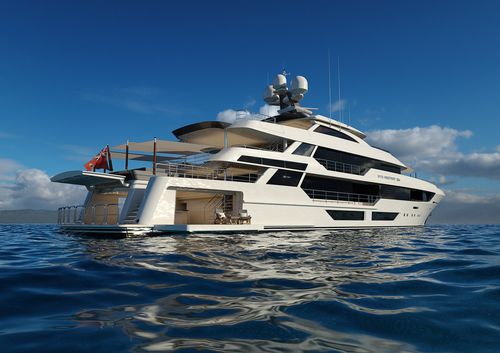 Megayacht für Kreuzfahrten - W172  - Wesport - Raised Pilothouse / 6 Kabinen / Verbundwerkstoff