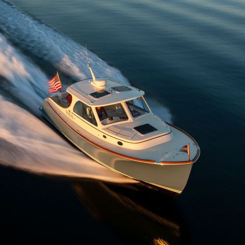 Express-Cruiser / Jetantrieb - PICNIC 34 - Hinckley - zweimotorig / mit Steuerhaus / 1 Kabine