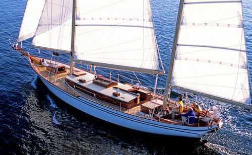 Traditionelle Segelyacht - S/V BOUNTY - Legendary Yachts - mit offenem Heck / Ketch