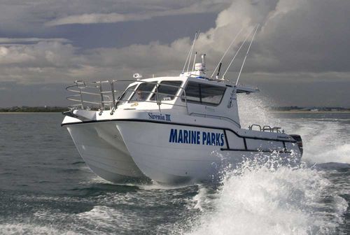 Patrouillenboot Berufsschiff - 9000 Series - LeisureCat - Katamaran / Außenborder