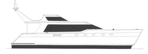 Express-Cruiser / Katamaran - Malcolm Tennant 49.8' - Pedigree Cats - Innenborder / zweimotorig / mit geschlossener Flybridge
