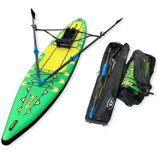 Aufblasbares SUP - Adventure Row 16’ combo package (single) (green) - Whitehall Rowing & Sail - Allround / mit Ruderkit