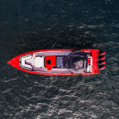 Außenborder-Konsolenboot - 42' AURORIS - Cigarette Racing Team - viermotorig / mit Mittelkonsole / schnell