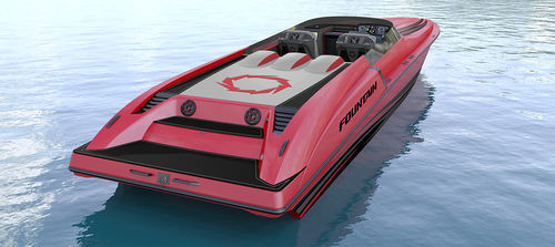 Express-Cruiser / Innenborder - 42' Lightning - Fountain Powerboats - zweimotorig / Open / mit Doppelkonsole