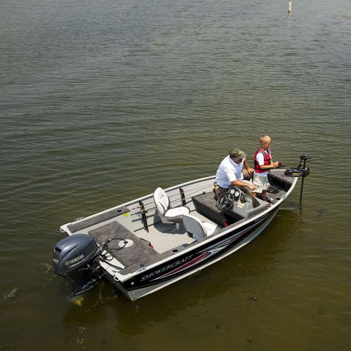 Bay-Boat / Außenborder - Resorter 151 - Smoker Craft - mit Seitenkonsole / Sportfischer / max. 4 Personen
