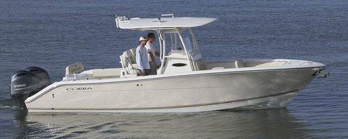 Außenborder-Konsolenboot - 277CC - Cobia - zweimotorig / mit Mittelkonsole / Sportfischer