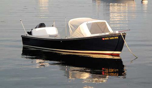 Offenes Boot / Außenborder - 20 - Ellis Boat - klassisch