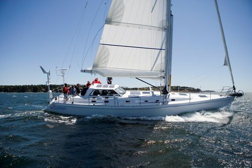 Segelyacht für Kreuzfahrten - PYXIS - Lyman Morse - 2 Kabinen / mit offenem Heck / mit geschlossenem Cockpit