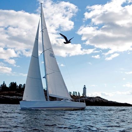 Segelyacht für Kreuzfahrten - BARAKA - Lyman Morse - 3 Kabinen / mit offenem Heck / Carbon